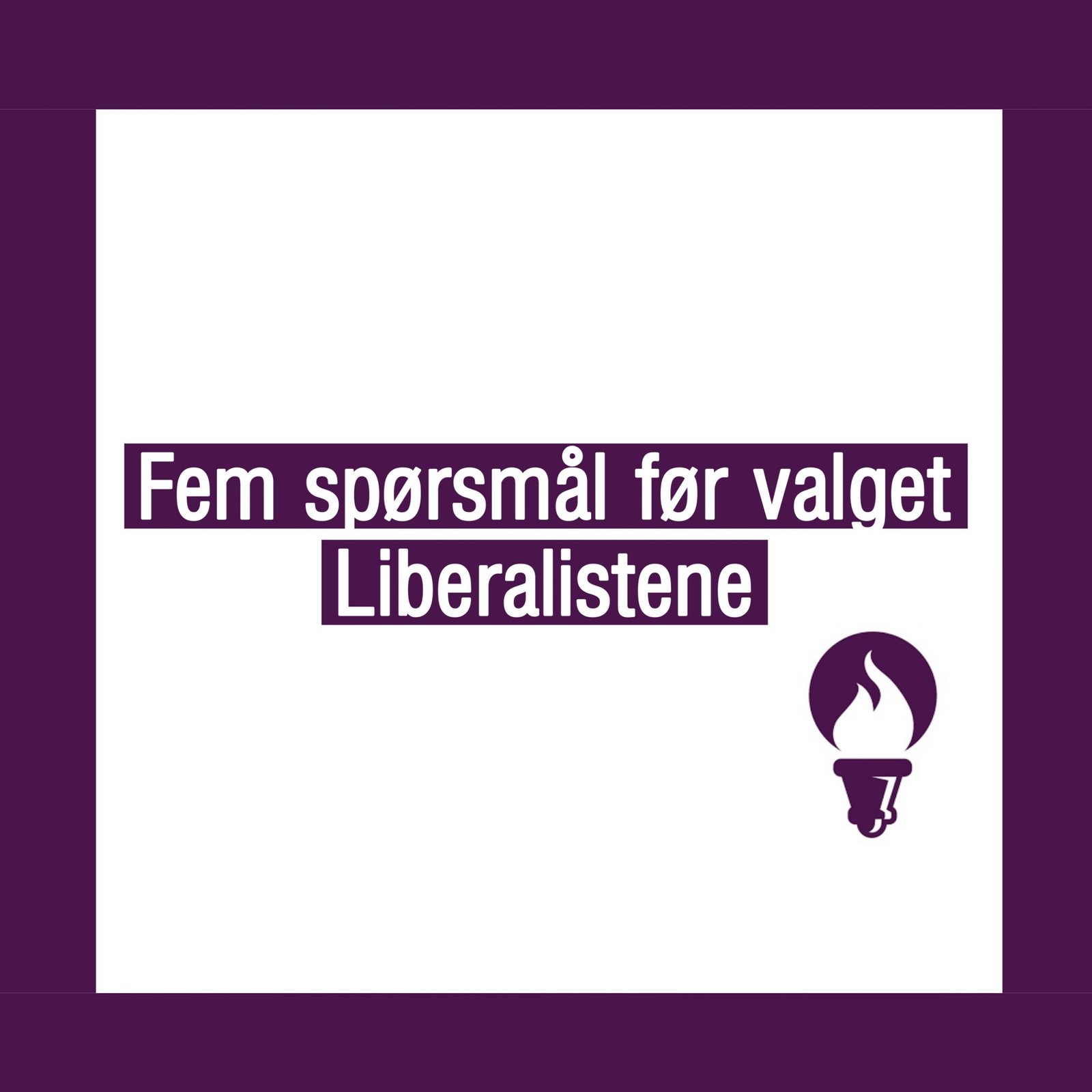 Liberalistene svarer