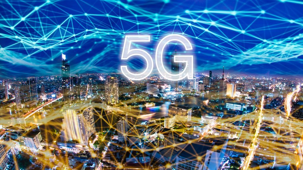 sieć 5g, cyfrowy hologram, Internet rzeczy