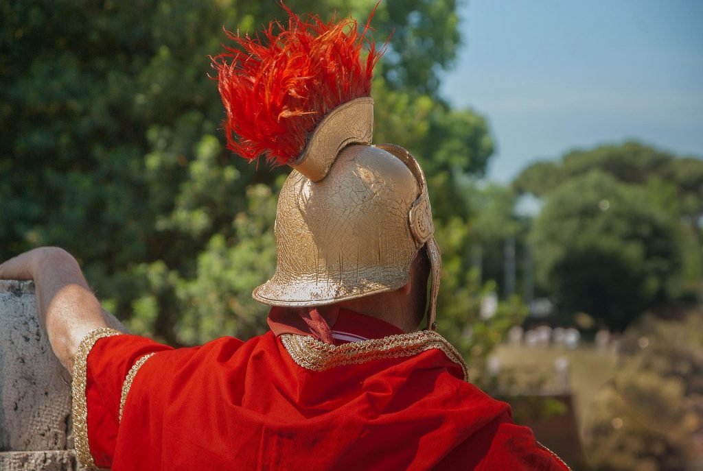 Gladiatorzy. Odcinek 2. Legion legionista obrócony tyłem