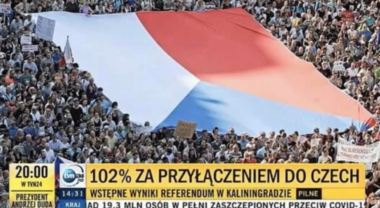 Wiadomości z piątej ręki: make Královec Czech again, czyli aneksja Kaliningradu przez Czechy
