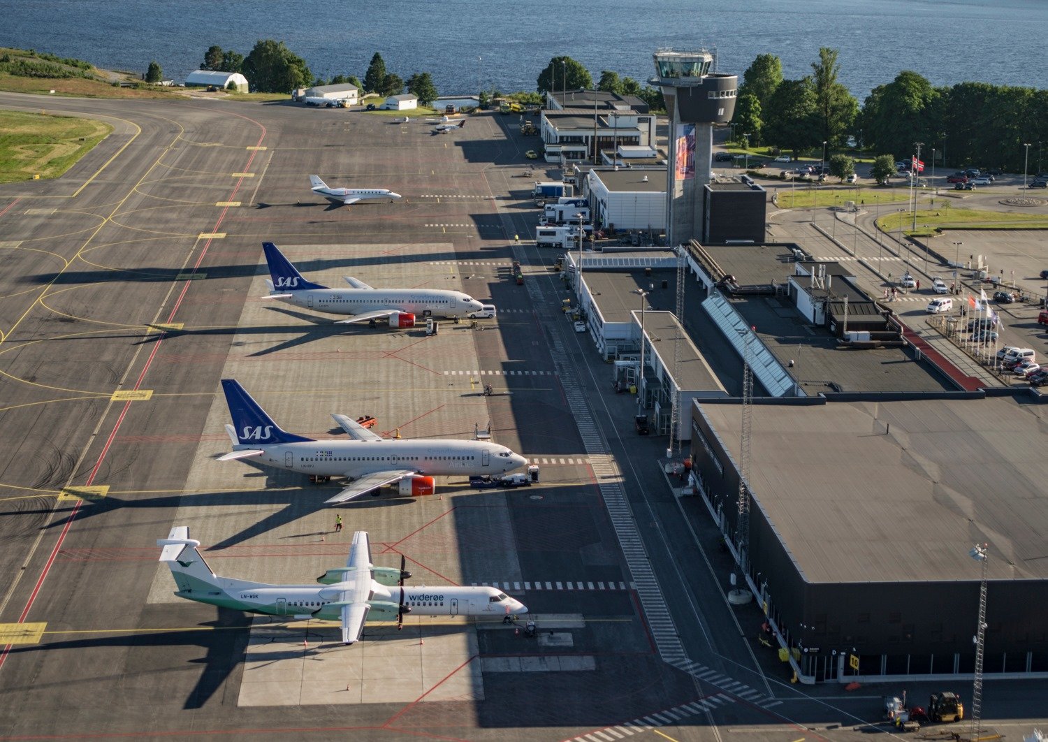 Ewakuacja lotniska Kjevik