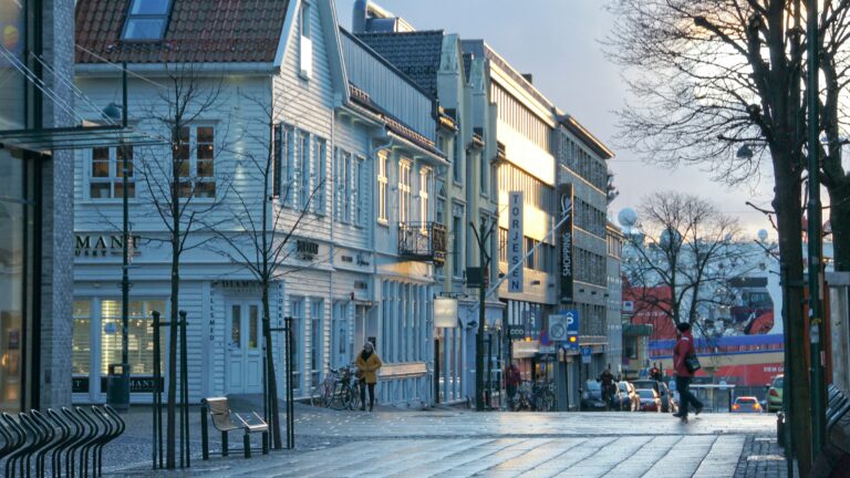 główna ulica Kristiansand
