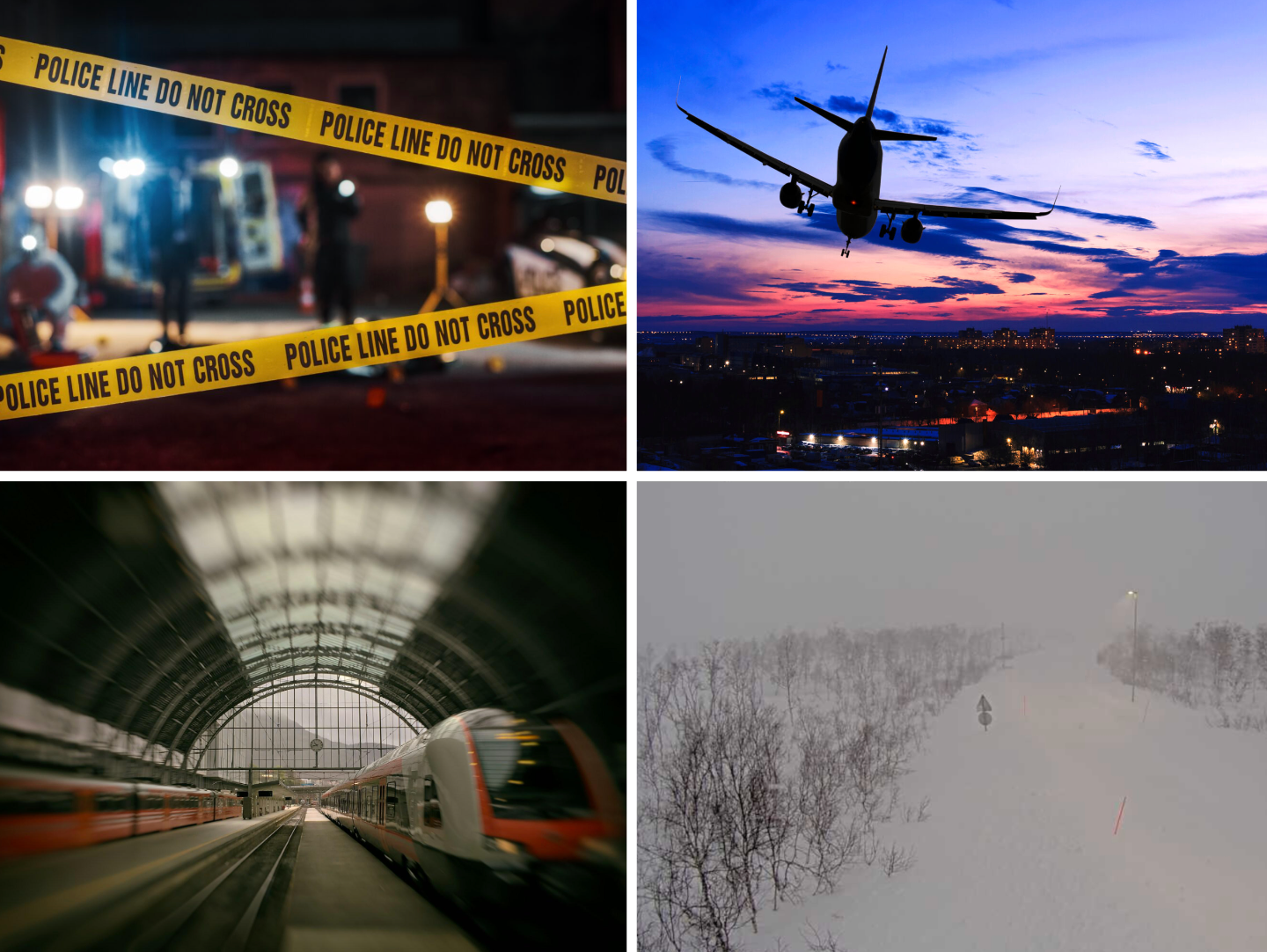 Czarna seria w Norwegii: Strzelaniny, awarie i polarna burza