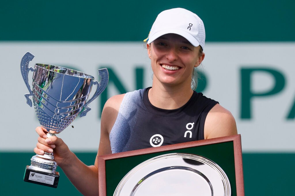 Iga Świątek – najlepsza polska tenisistka w historii Warszawa, 30.07.2023 Turniej tenisowy WTA BNP Paribas Warsaw Open Iga Świątek,