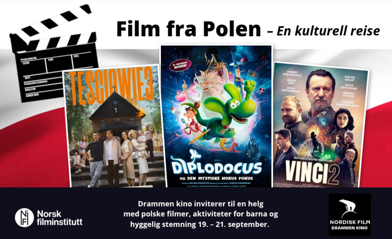 „Filmy z Polski – Kulturalna podróż” w Drammen