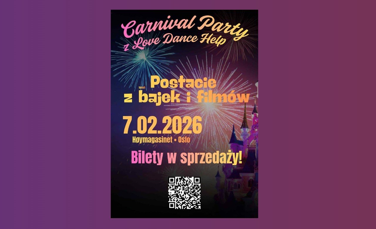 Oslo: Charytatywny Bal Karnawałowy z Love Dance Help