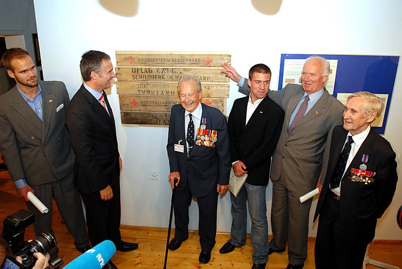 Jens Stoltenberg w Ostrzeszowie w 2007 roku. Foto: Stanisław Kulawiak, Muzeum Regionalne im Wł. Golusa w Ostrzeszowie