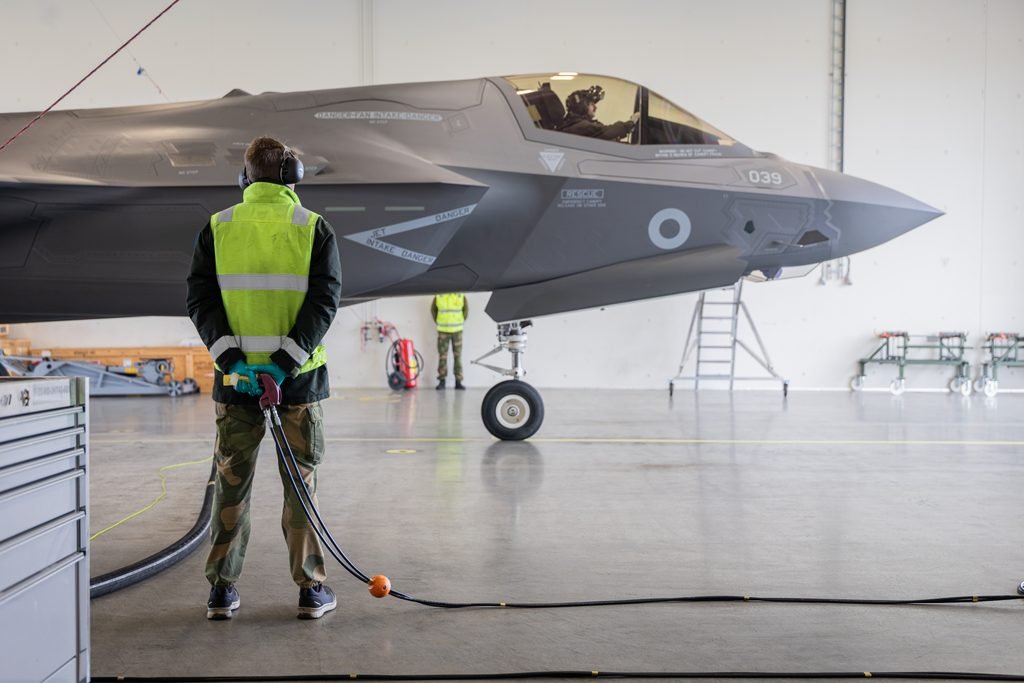 F-35 na nocnym niebie. Forsvaret uprzedza mieszkańców